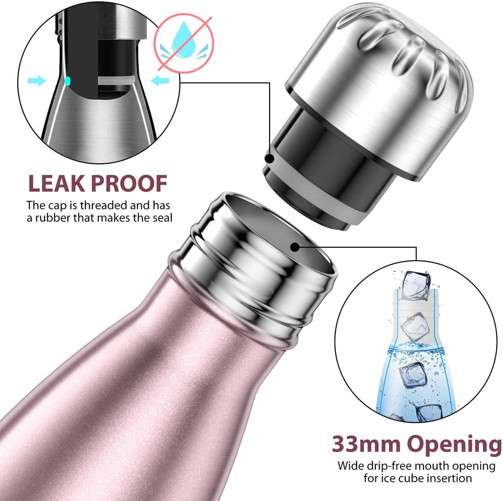 CEO,000,000 17oz Stainless Steel Water Bottle
