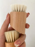 Plastic free Face Brush with Natural Bristles-0