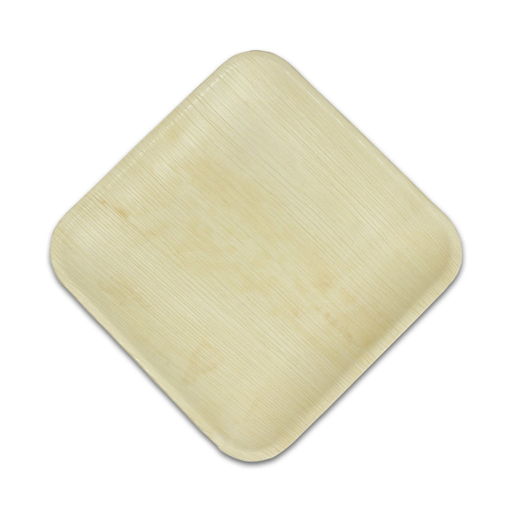 Palm Leaf Square Plates 8" Inch (Set of 100/50/25)