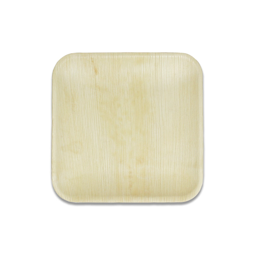 Palm Leaf Square Plates 8" Inch (Set of 100/50/25)