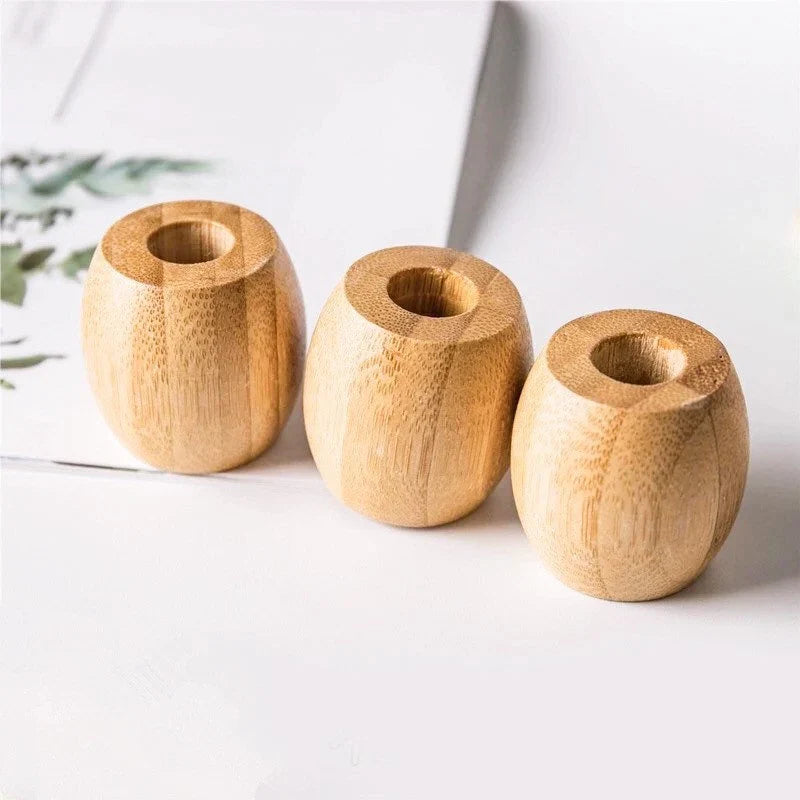 Zero Waste Plastic Free Natural Bamboo Toothbrush Holder-2