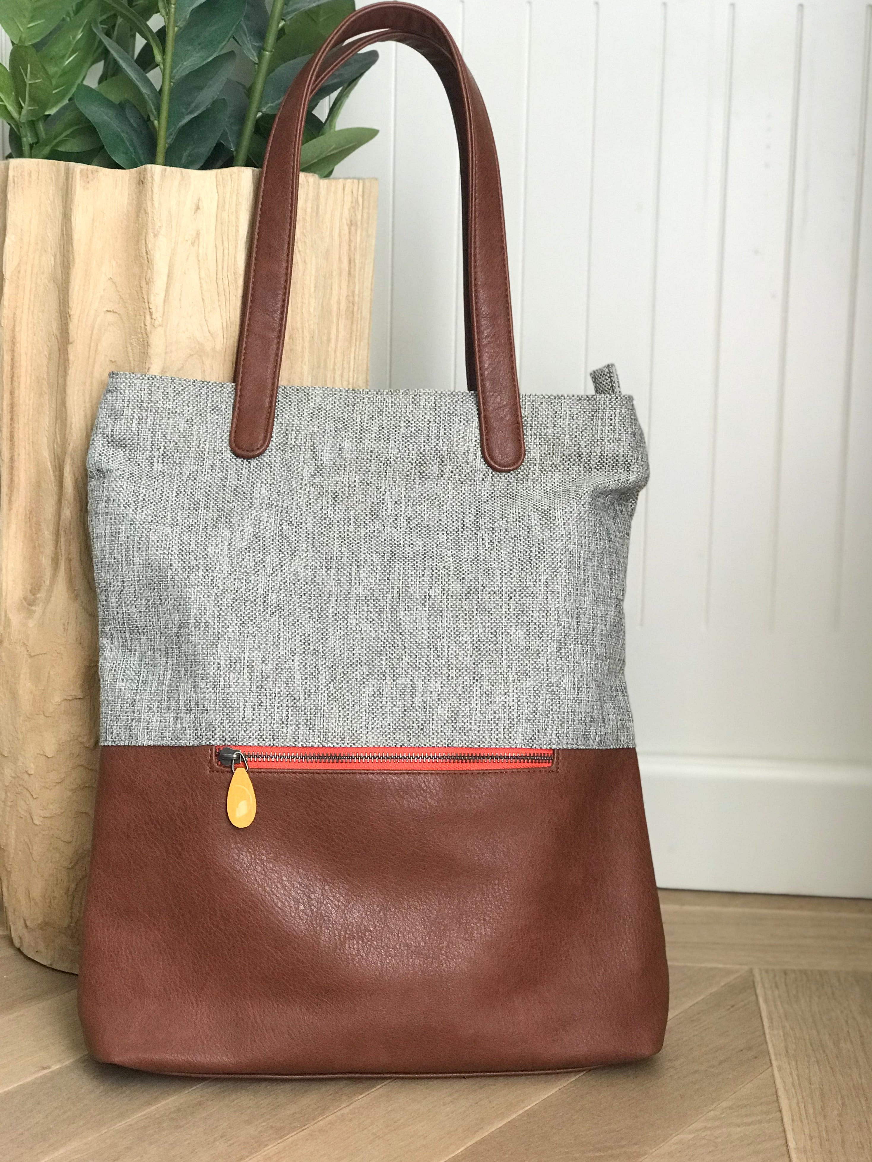 Vegan Backpack Tote with Luggage Sleeve | Travel Bag